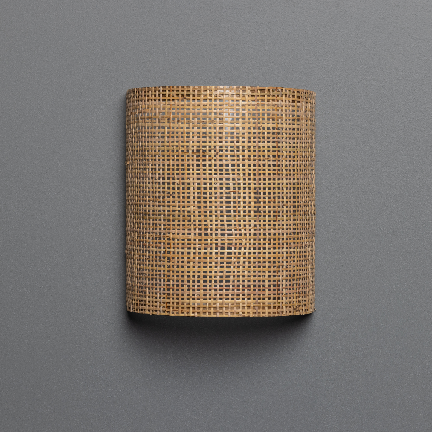 rattan wall light