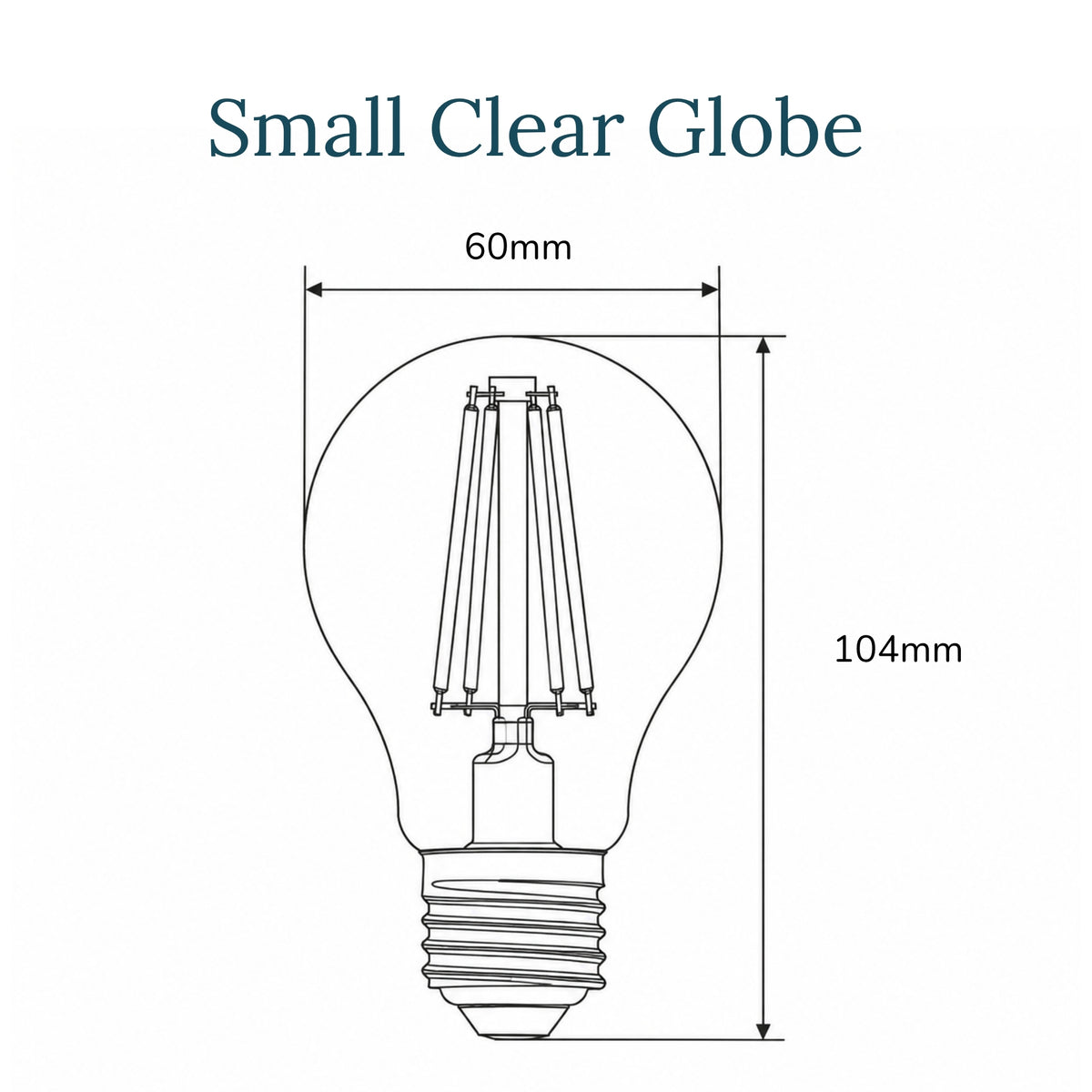 Small Clear Globe Lighthouse Lane Australia