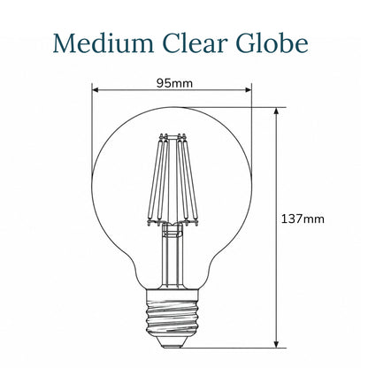 Medium Clear Globe Lighthouse Lane Australia