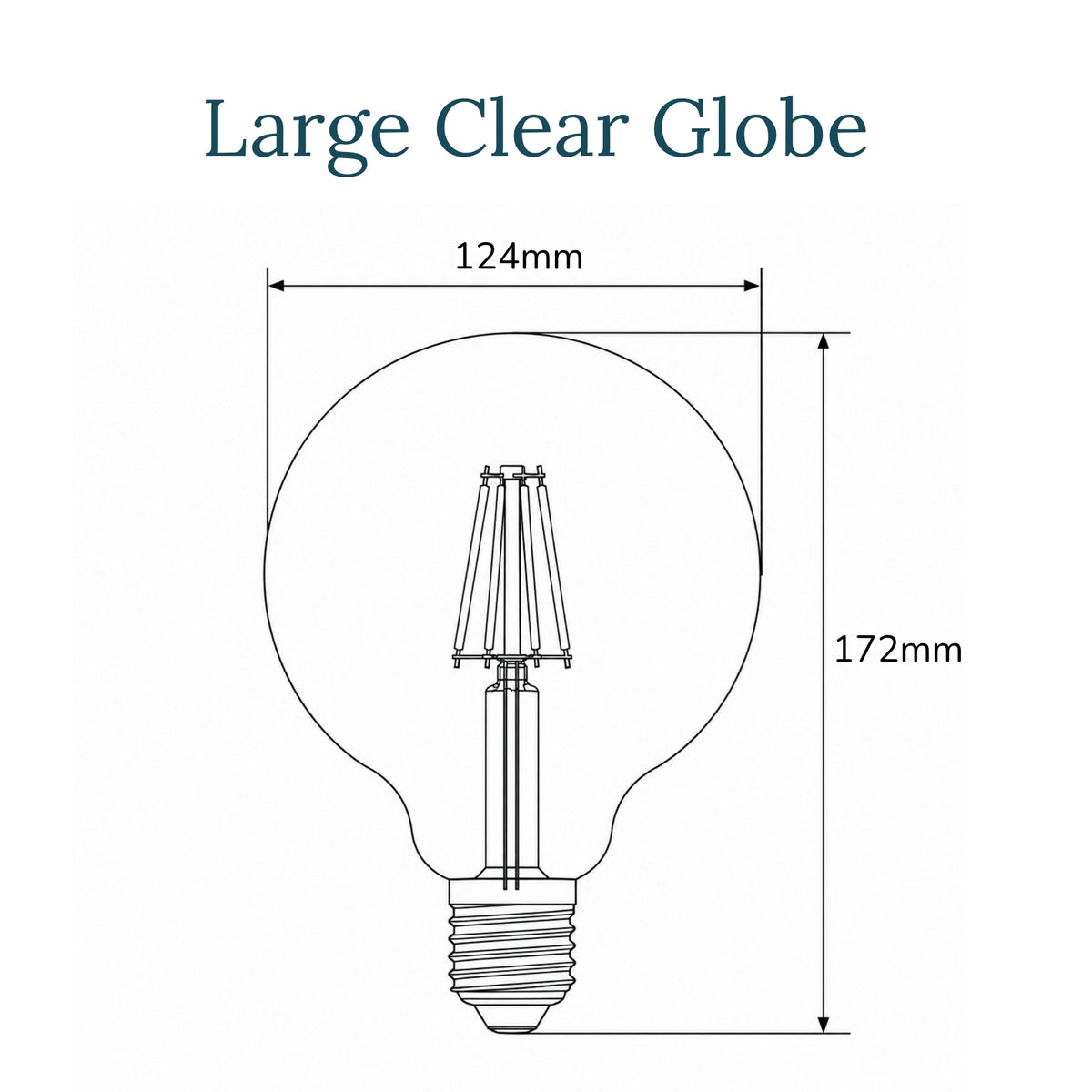 Large Clear Globe Lighthouse Lane Australia