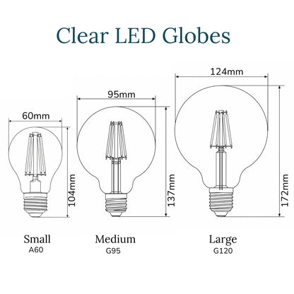 Large Clear Globe Lighthouse Lane Australia