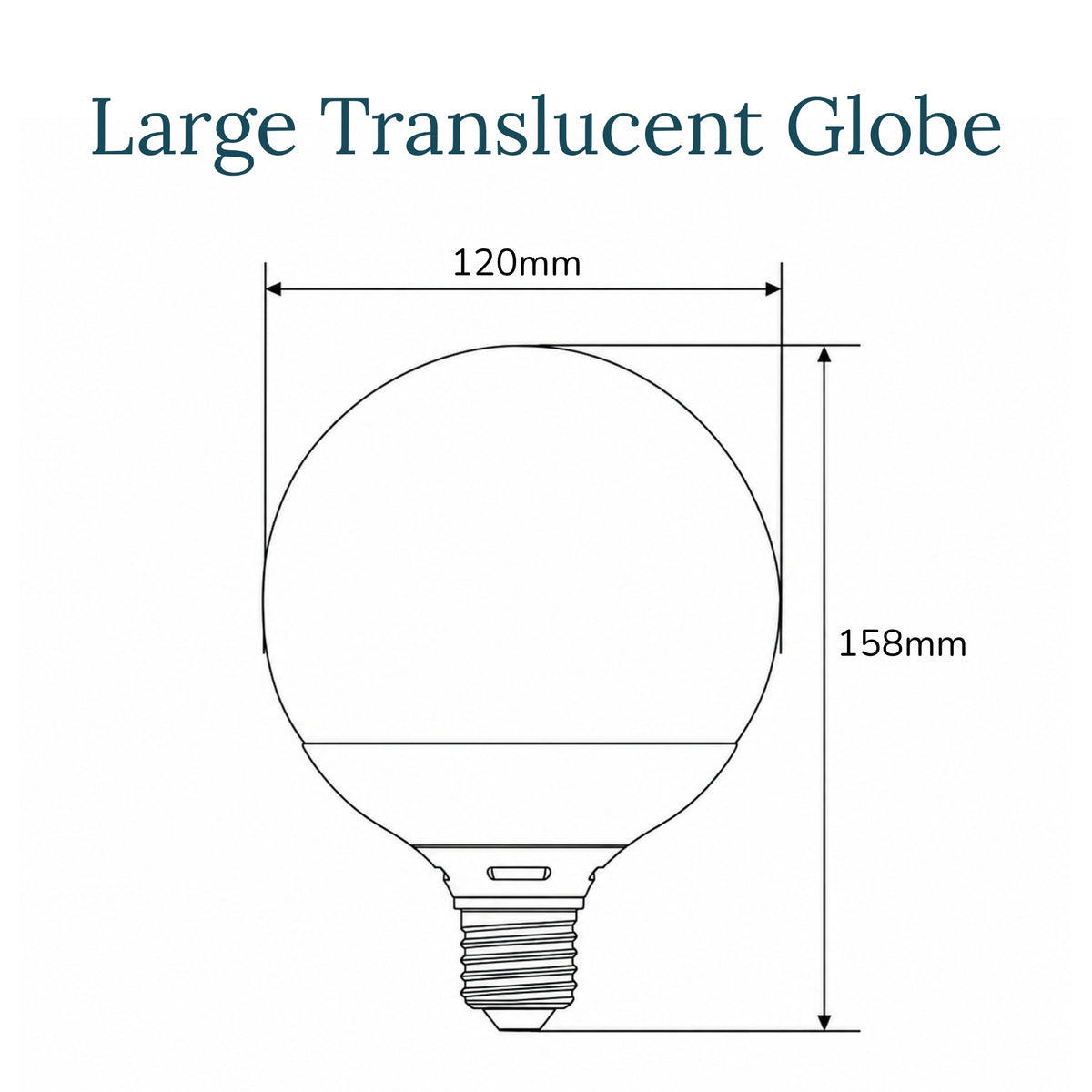Large Translucent Globe Lighthouse Lane Australia
