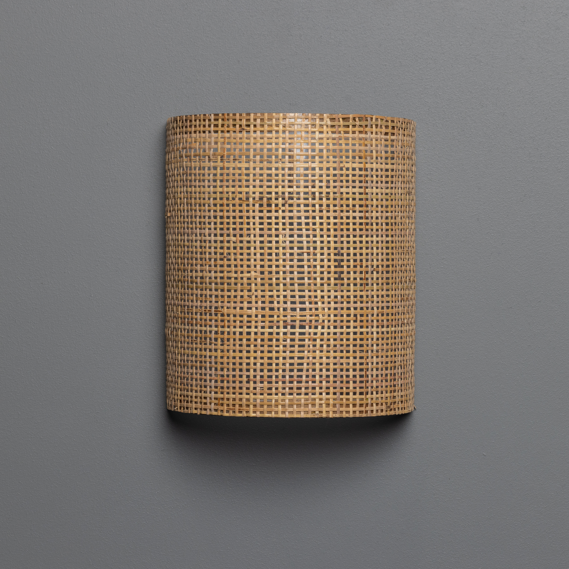 rattan wall light