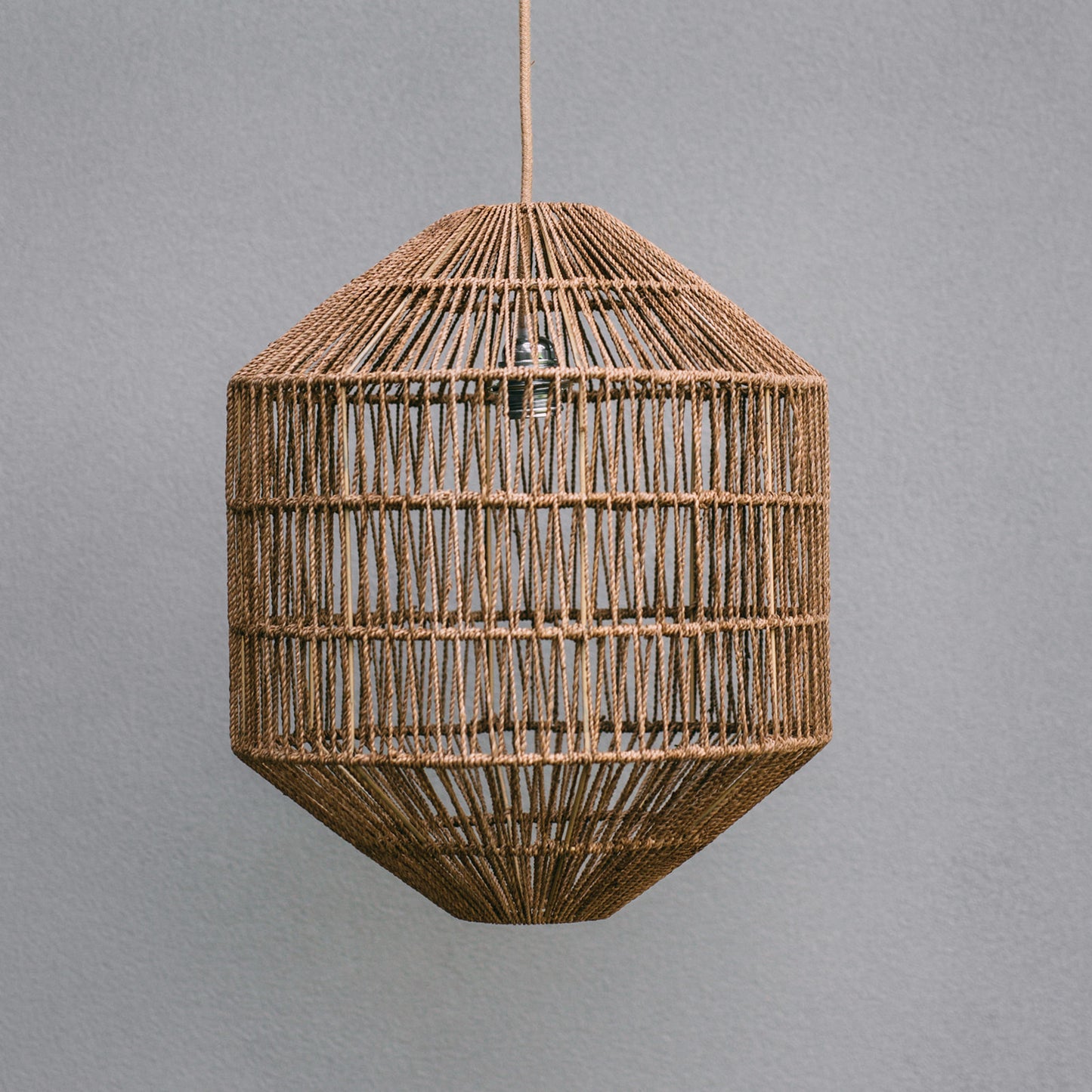 handmade seagrass pendant light.Seagrass pendant light shade. Ambient light for boho, beachy & modern interiors. 